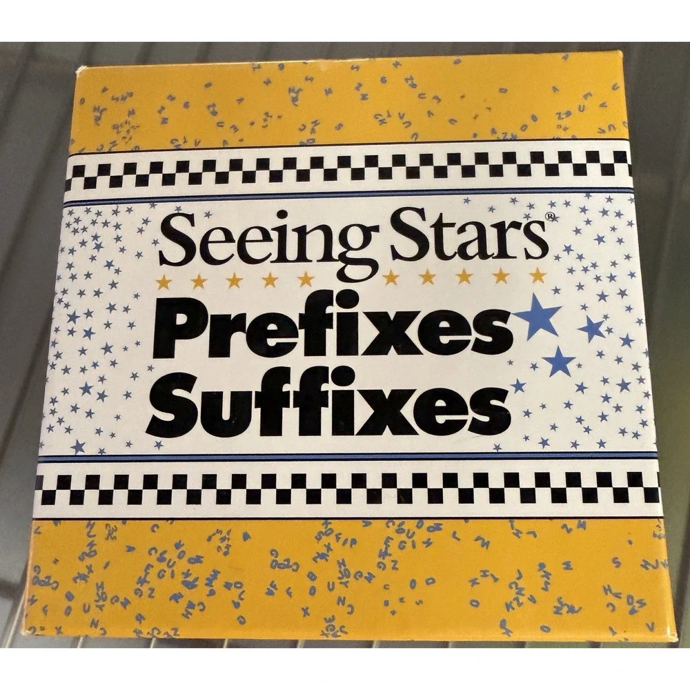 Seeing Stars Prefixes Suffixes Flashcards Set Complete Nanci Bell Lindamood Bell